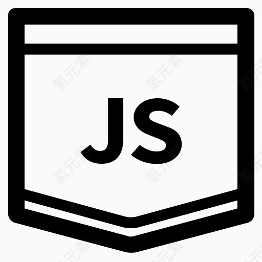 编码E学习JavaScript线编程教程学习/编码/教程徽章图标