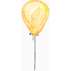 生日派对气球黄色