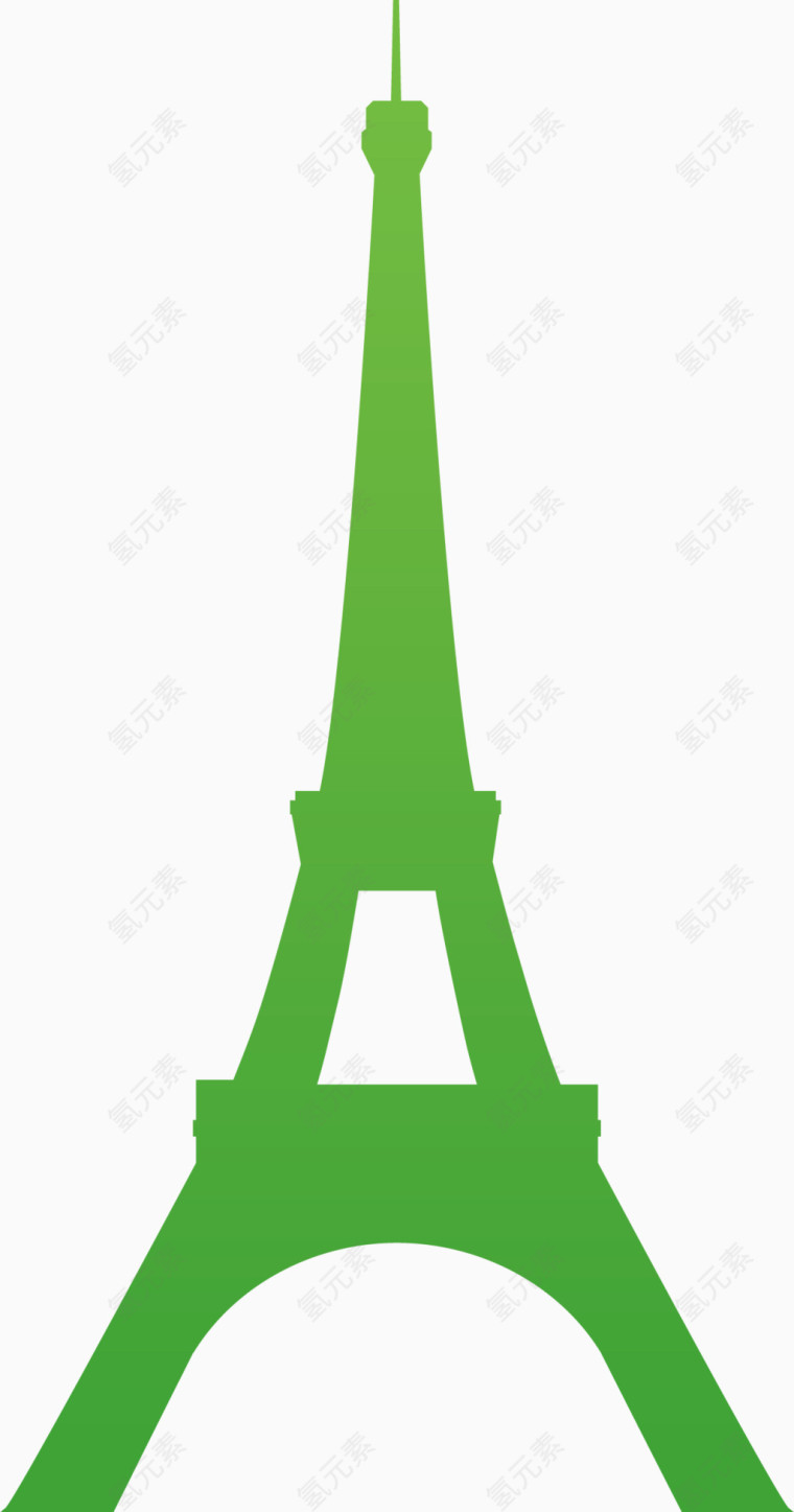 巴黎铁塔剪影