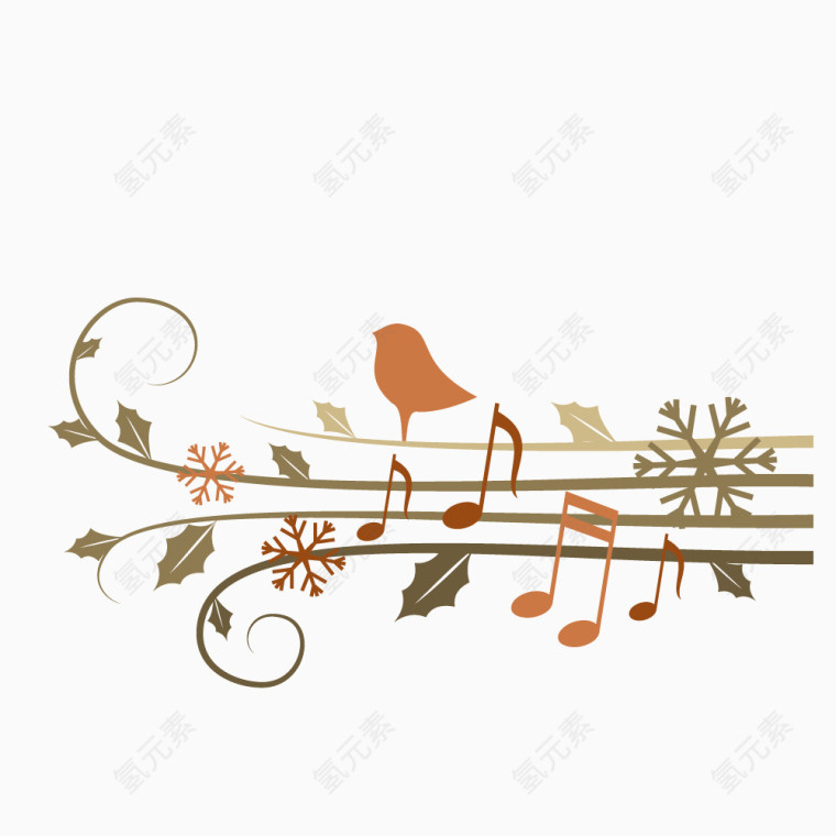 音乐小鸟符号