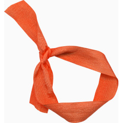 漂浮的橘色丝带
