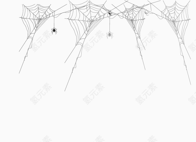 蜘蛛网效果