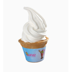 白色冰淇淋