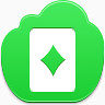 钻石卡free-green-cloud-icons