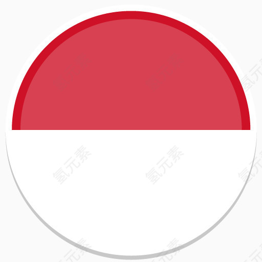 摩纳哥Flat-Round-World-Flag-icons