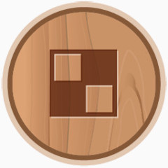 美味的wooden-social-networking-icons
