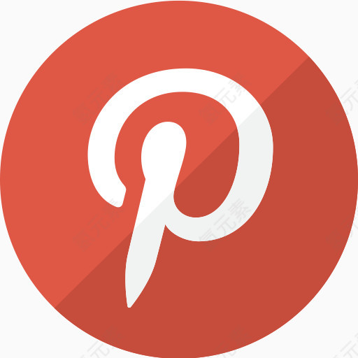 标志销Pinterest分享社会社交圈