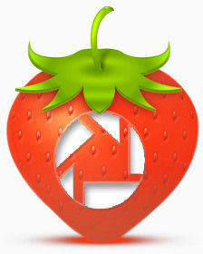 草莓strawberry-social-media-icon-set