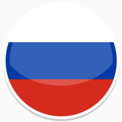 俄罗斯Flat-Round-World-Flag-icons
