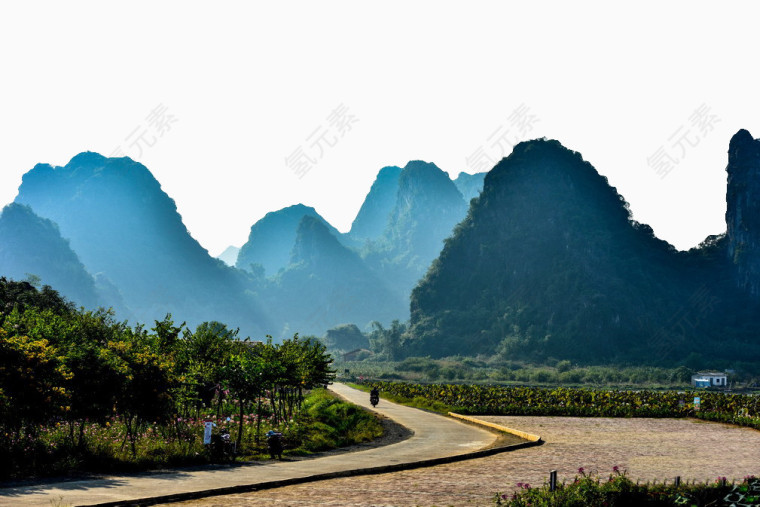 清远英西峰林自然风景