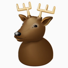 圣诞节鹿新的驯鹿鲁道夫鲁道夫圣诞年标准新的一年图标