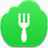 叉free-green-cloud-icons