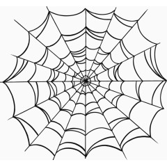 蜘蛛网图案卡通图片 卡通手绘蜘蛛网