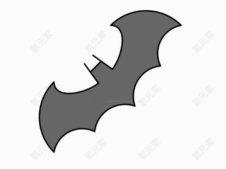 蝙蝠卡通矢量素材