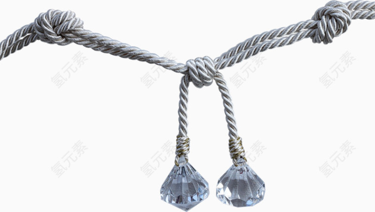 水晶吊坠绳索
