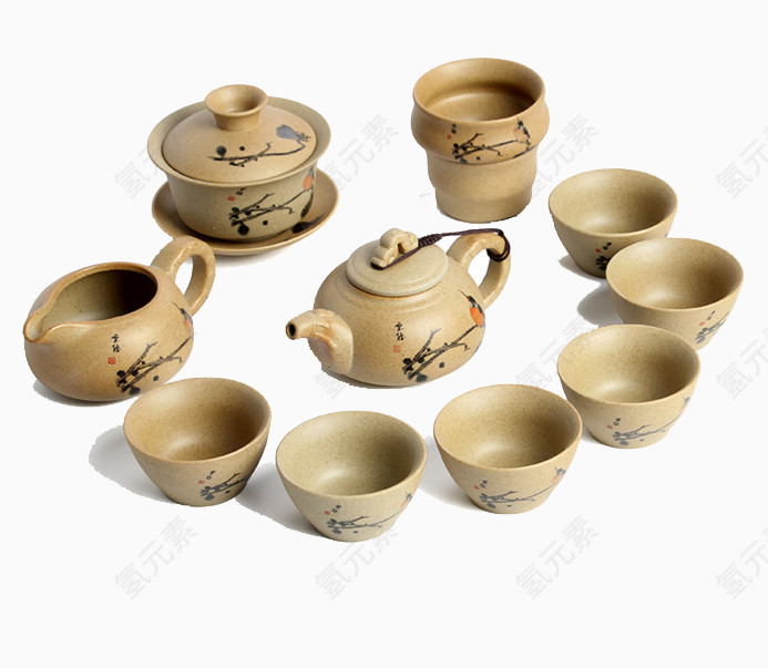 陶瓷茶具组合10件套