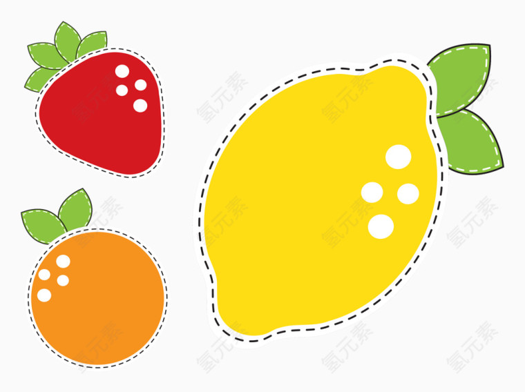 健康营养的水果拼盘