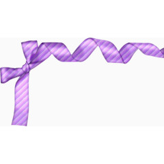 紫色条纹丝带