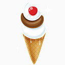 冰淇淋冰奶油Dessert-icons