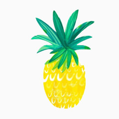 黄黄的手绘菠萝