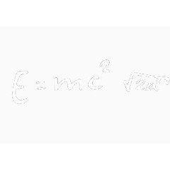 粉笔画简单数学公式