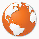全球红地球互联网橙色世界行星锡耶纳