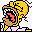 Homertopia Homer screaming Icon