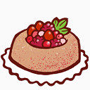 萨伐仑松饼蛋糕patisserie-icons