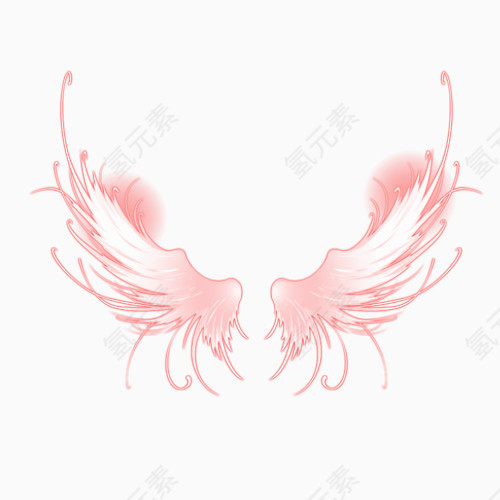 粉红色梦幻翅膀