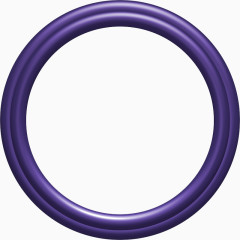 紫色简单圆环