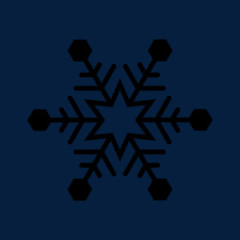 六个雪花snowflake-icons