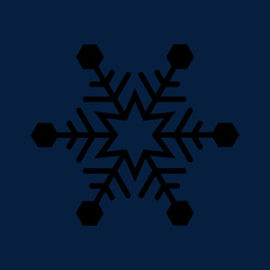 六个雪花snowflake-icons