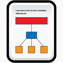 文档组织图图标