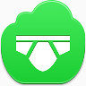 三角裤free-green-cloud-icons