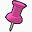 粉红色的图钉google-map-pin-icons