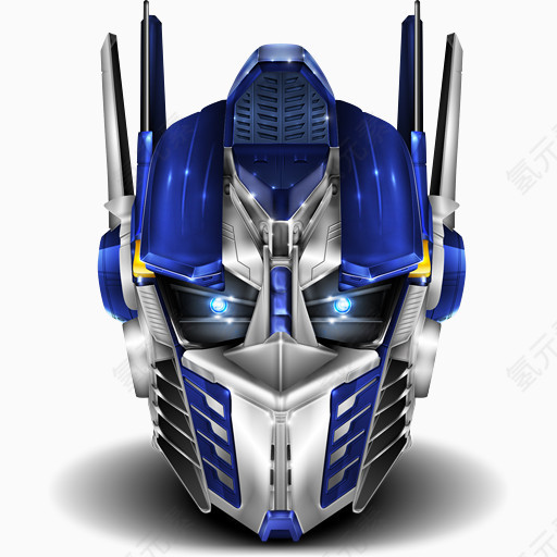 变压器变形金刚机器人Optimus-Prime-Helmet-Icon