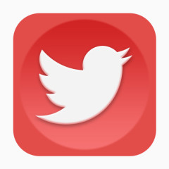 推特red-social-media-icons