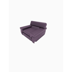 现代紫色沙发