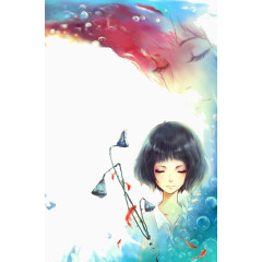 梦幻幻想的少女