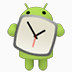 时钟安卓机器人android-robot-icons