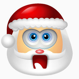 Santa Claus Shock Icon