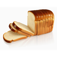 切片土司面包矢量素材