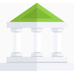 银行Green-Flat-icons