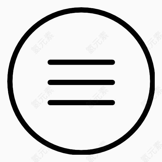菜单Circled-icons