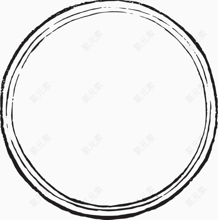 黑白圆圈