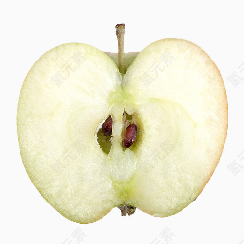 苹果切面摄影图