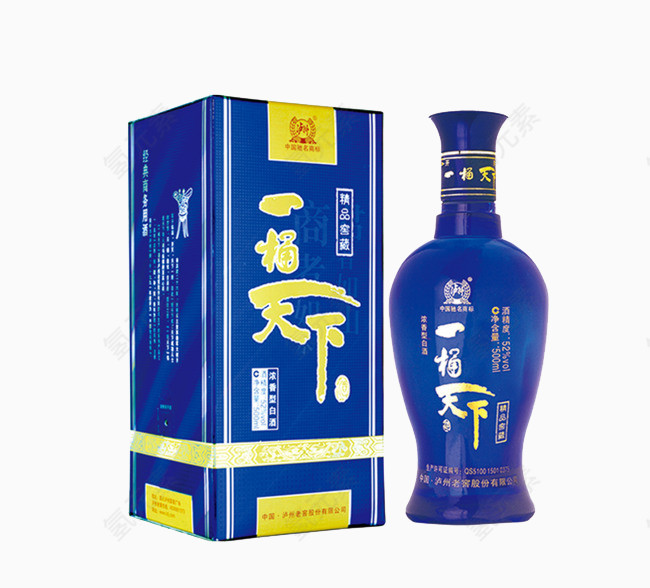 产品实物一桶天下白酒