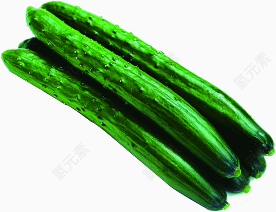 绿色健康的黄瓜