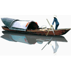 端午佳节小舟划船