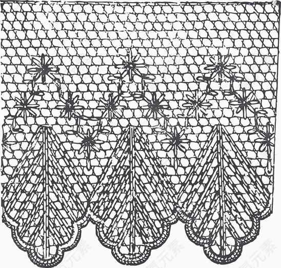 蕾丝装饰素材